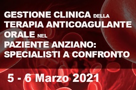 Course Image GESTIONE CLINICA DELLA TERAPIA ANTICOAGULANTE ORALE NEL PAZIENTE ANZIANO: SPECIALISTI A CONFRONTO