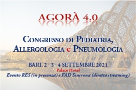 Course Image AGORA’ 4.0 - CONGRESSO DI PEDIATRIA, ALLERGOLOGIA E PNEUMOLOGIA - CONGRESSO REGIONALE SIPO