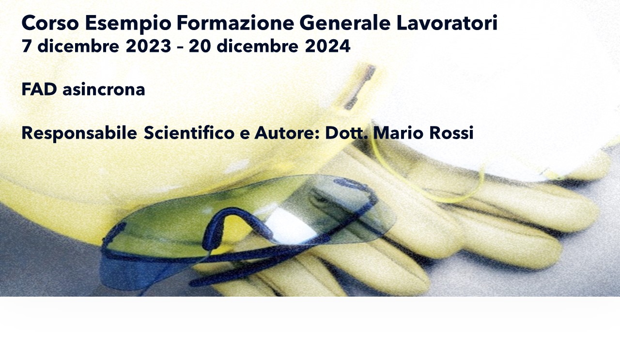 Course Image Corso esempio: Formazione Generale Lavoratori